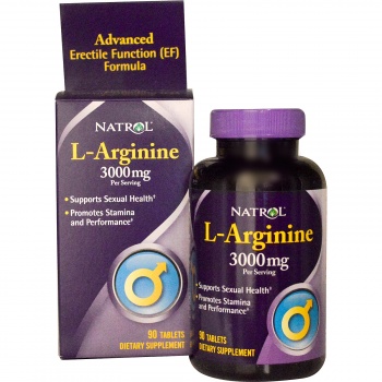картинка Natrol L-Arginine 3000 мг. 90 табл. от магазина