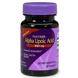 картинка Natrol Alpha Lipoic Acid 300 мг. 50 капс. от магазина