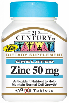 картинка 21st Century Zn 50 мг. 110 табл. от магазина