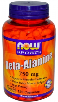 картинка Now Beta alanine 750 мг. 120 капс. от магазина