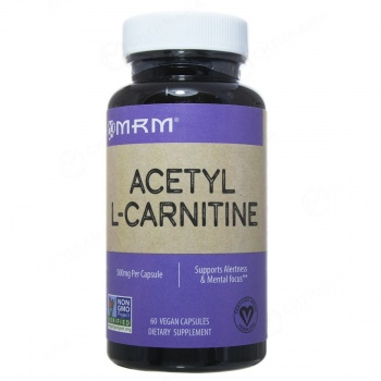 картинка MRM Acetil L-carnitin 500 мг. 60 вегетар.капс. от магазина