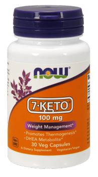 картинка Now 7-Keto 100 мг. 60 капс. от магазина