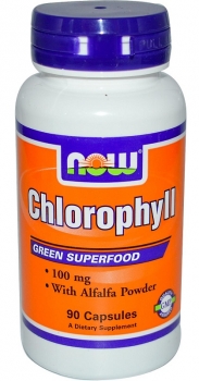 картинка Now Chlorophyll 100 мг. 90 капс. от магазина