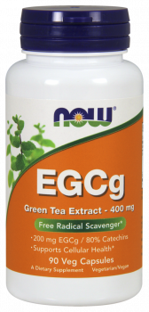 картинка Now Green Tea Extract 400 мг. 90 капс. от магазина