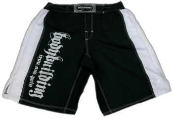 картинка Ironworks black&white MMA style shorts C - 19 от магазина