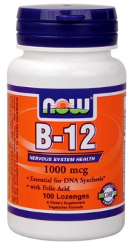 картинка Now Vitamin B-12 1000 мкг. 100 жеват. табл. от магазина