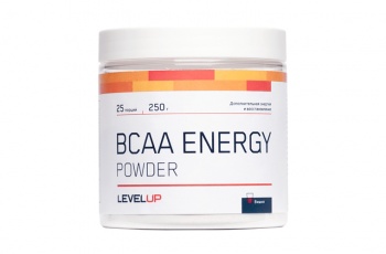 картинка LevelUp BCAA Energy 0,56lb. 250 гр.  от магазина