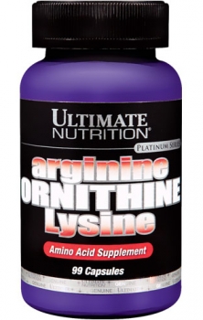 картинка Ultimate Arginine+Ornithine+Lysine 100 капс.   от магазина