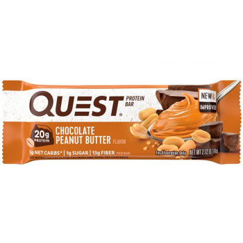 картинка QuestBar Chocolate Peanut Batter 60 гр. (12 бат) от магазина