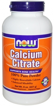 картинка Now Calcium Citrate Pure Powder 8 oz. 227 гр. от магазина