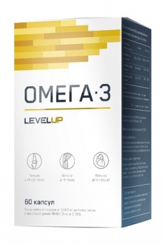 картинка LevelUp Omega-3 35% 60 капс.  от магазина