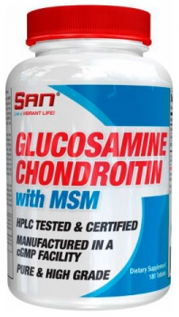 картинка SAN Glucosamin Chondroitine MSN 180 капс.  от магазина