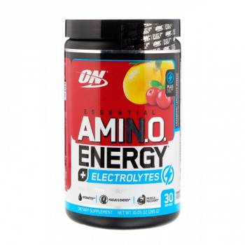картинка ON Amino Energy 0,6lb.270 гр.+ Electrolytes (Cranberry Lemonade Breeze) от магазина