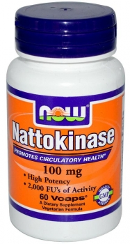 картинка Now Nattokinase 100 мг. 60 вегет. капс. от магазина
