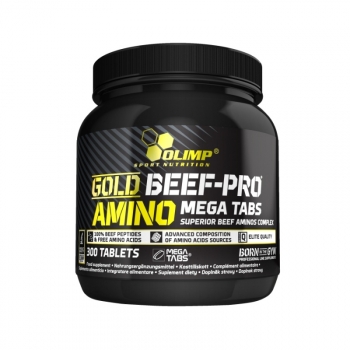 картинка Olimp Gold Beef Pro Amino Mega Tabs 300 табл. от магазина