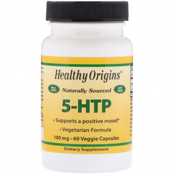 картинка Healthy Origins 5-НТР 100 мг. 60 капс. от магазина