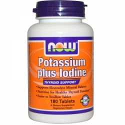 картинка Now Potassium Plus Iodine 180 табл. от магазина