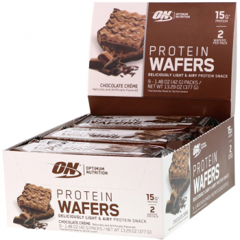 картинка ON Protein Wafers Chocolate Raspberry Creme 41 гр. (54шт) от магазина
