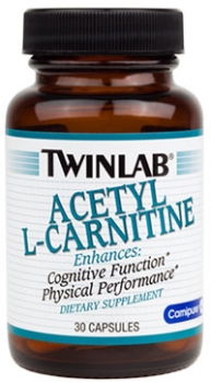 картинка Twinlab Acetyl L-carnitine 500 мг. 30 капс. от магазина