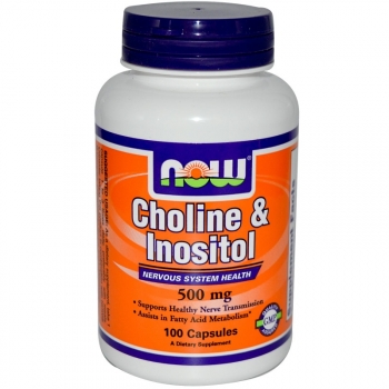 картинка Now Choline & Inositol 100 капс. от магазина