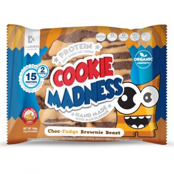 картинка Madness Cookies Fudge Choc-Chip Hazelnut 2 шт. 106 гр. от магазина