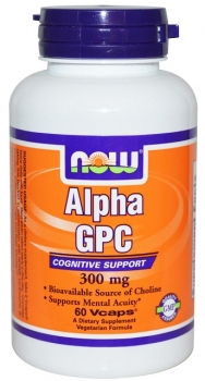 картинка Now Alpha GPC 300 мг. 60 капс. от магазина