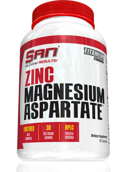картинка SAN Zinc Magnesium Aspartate 90 капс.   от магазина