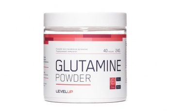 картинка LevelUp Glutamine 0,53lb. 240 гр. от магазина