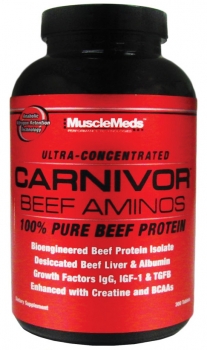 картинка Muscle Meds carnivor Beef Aminos 300 табл. от магазина