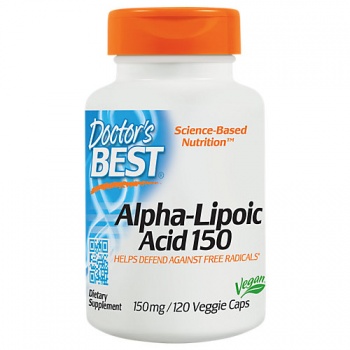 картинка Doctor,s  Best Alfa lipoic acid 150 мг. 120 капс. от магазина