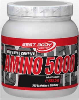 картинка Best Body Hardcore Amino 5000 Tabs 325 табл.   от магазина