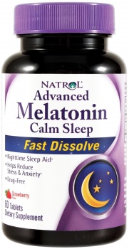 картинка Natrol Melatonin Advanced Calm Sleep 6 мг. 60 табл. от магазина
