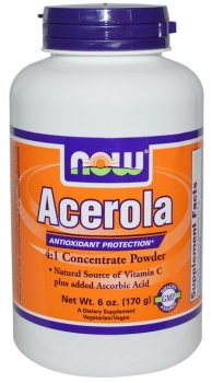 картинка Now Acerola Powder 6 oz. 170 гр. от магазина
