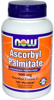 картинка Now Ascorbyl Palmitate 500 мг. 100 капс. от магазина