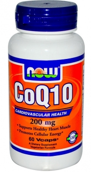 картинка Now CoQ10 200 мг. 60 гел. капс. от магазина