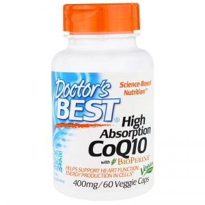 картинка Doctor,s  Best CoQ10 400 мг.+биоперин 60 капс. от магазина
