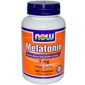 картинка Now Melatonine 3 мг. 180 капс.  от магазина