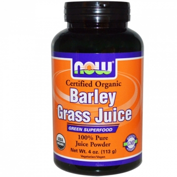 картинка Now Barley Grass Juice Powder 4 oz. 113 гр. от магазина