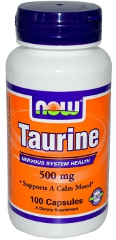 картинка Now Taurine 500 мг. 100 капс. от магазина