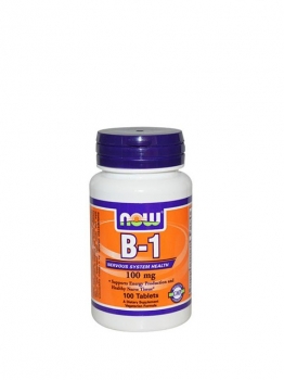картинка Now Vitamin B-1 100 мг. 100 табл. от магазина