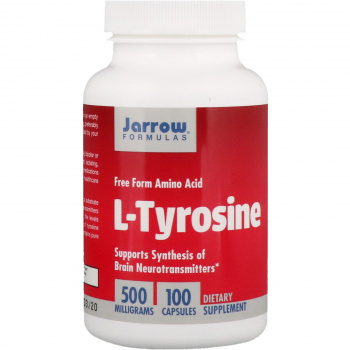картинка Jarrow Formulas L-тирозин 500 мг. 100 капс. от магазина