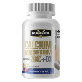 картинка Maxler Calcium+Zinc+Magnesium+D3 90 табл. от магазина