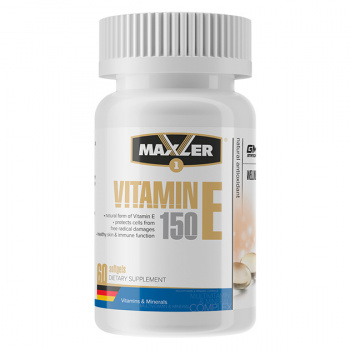картинка Maxler Vitamin E 150 мг. 60 капс.  от магазина