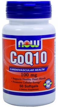 картинка Now CoQ10 100 мг. 50 гел. капс. от магазина