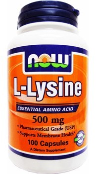 картинка Now L - Lysine 500 мг. 100 капс.   от магазина
