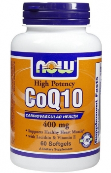 картинка Now CoQ10 400 мг. 60 гел. капс. от магазина