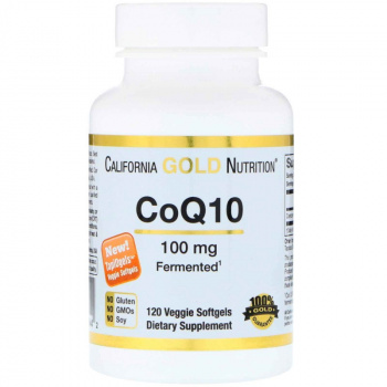 картинка California Gold CoQ10 100 мг. 120 капс.   от магазина