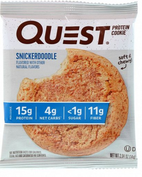 картинка QuestBar Печ.Cookie Snickerdoodle 59 гр. (12 печ) от магазина