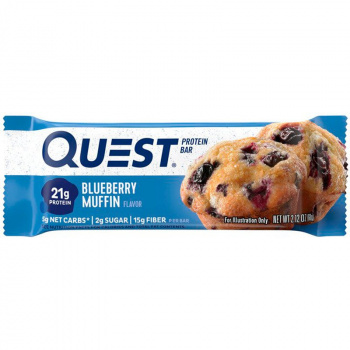 картинка QuestBar Blueberry Muffin 60 гр. (12 бат) от магазина
