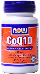 картинка Now CoQ10 60 mg with Omega 3 Fish Oil 30 гелев.капс. от магазина